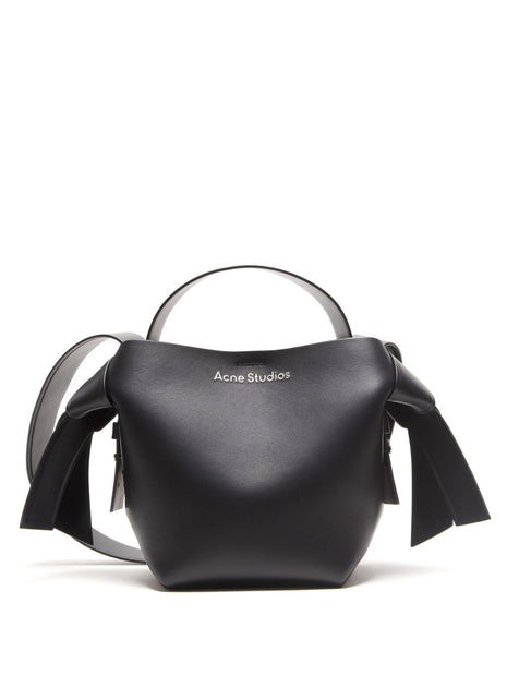 Acne Studios Musubi Mini Shoulder Bag In Black