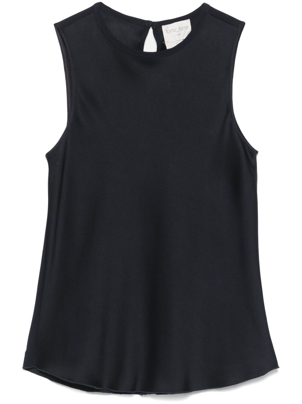 Forte Forte Satin Tank Top Blue