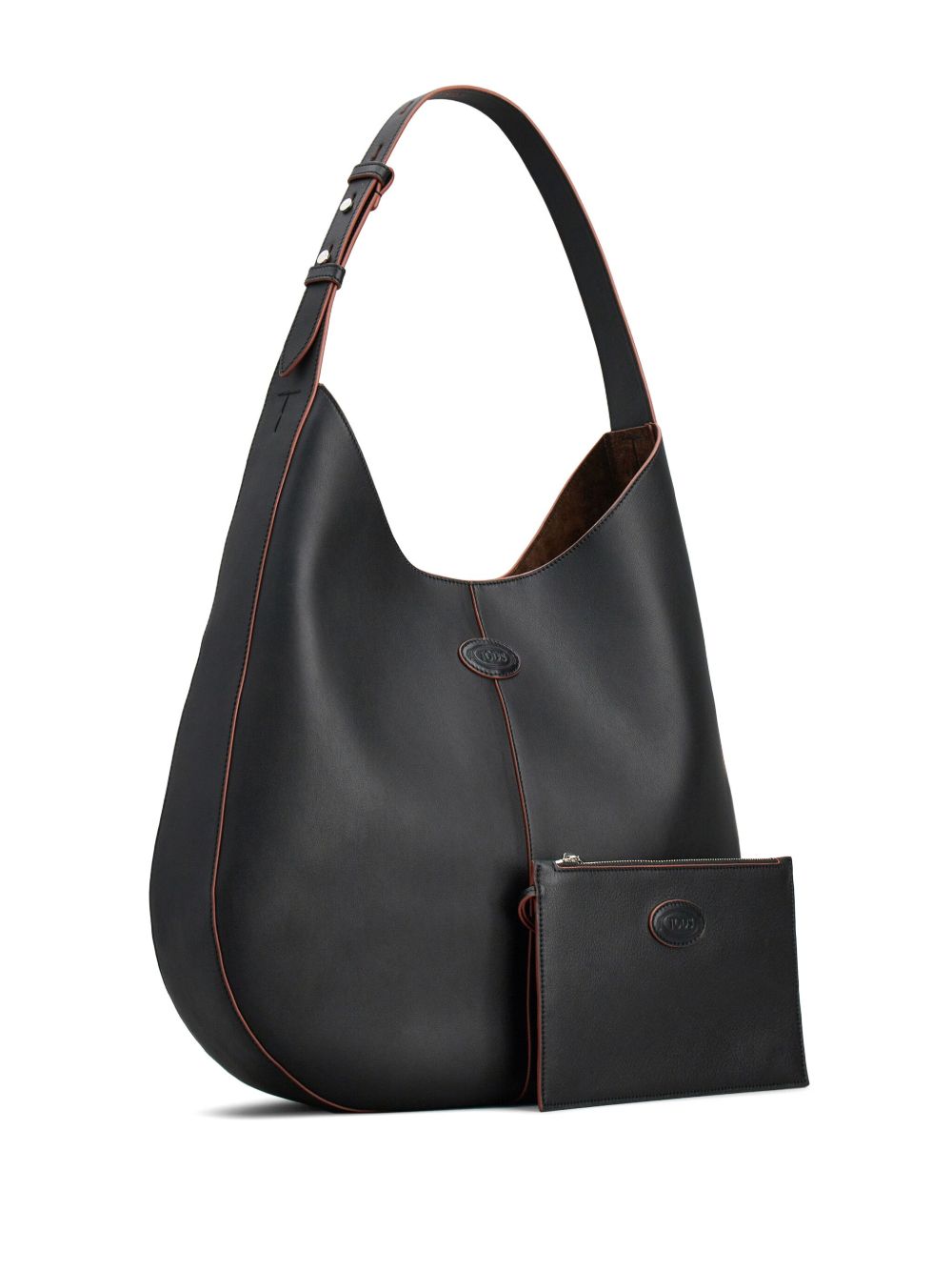 Tod's Black Medium Di Bag Hobo Shoulder Bag