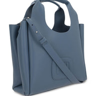 HOGAN PRE Mini H-Bag Shopping Bag In Blue
