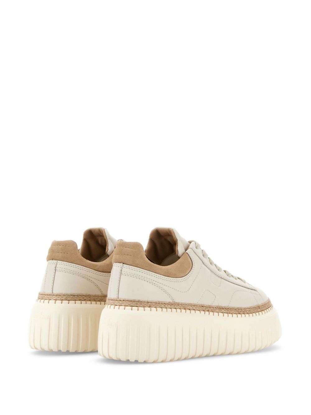 HOGAN PRE H-stripes Sneakers Beige