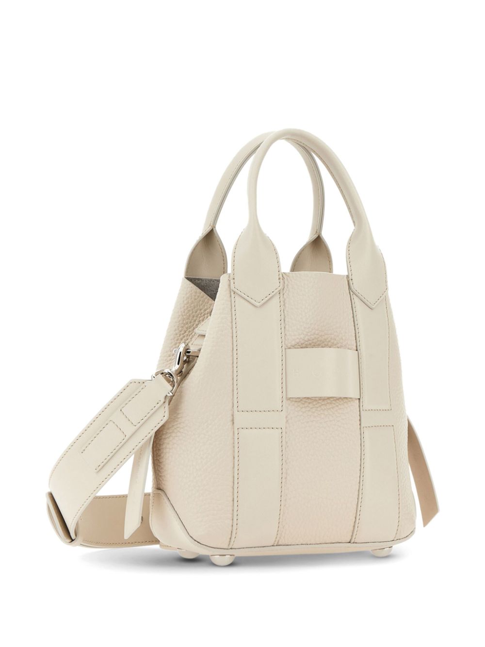 HOGAN PRE Small Hogan Script Shopping Bag Ivory