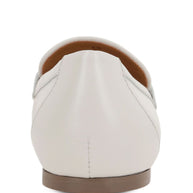 Tod's White Leather Loafers