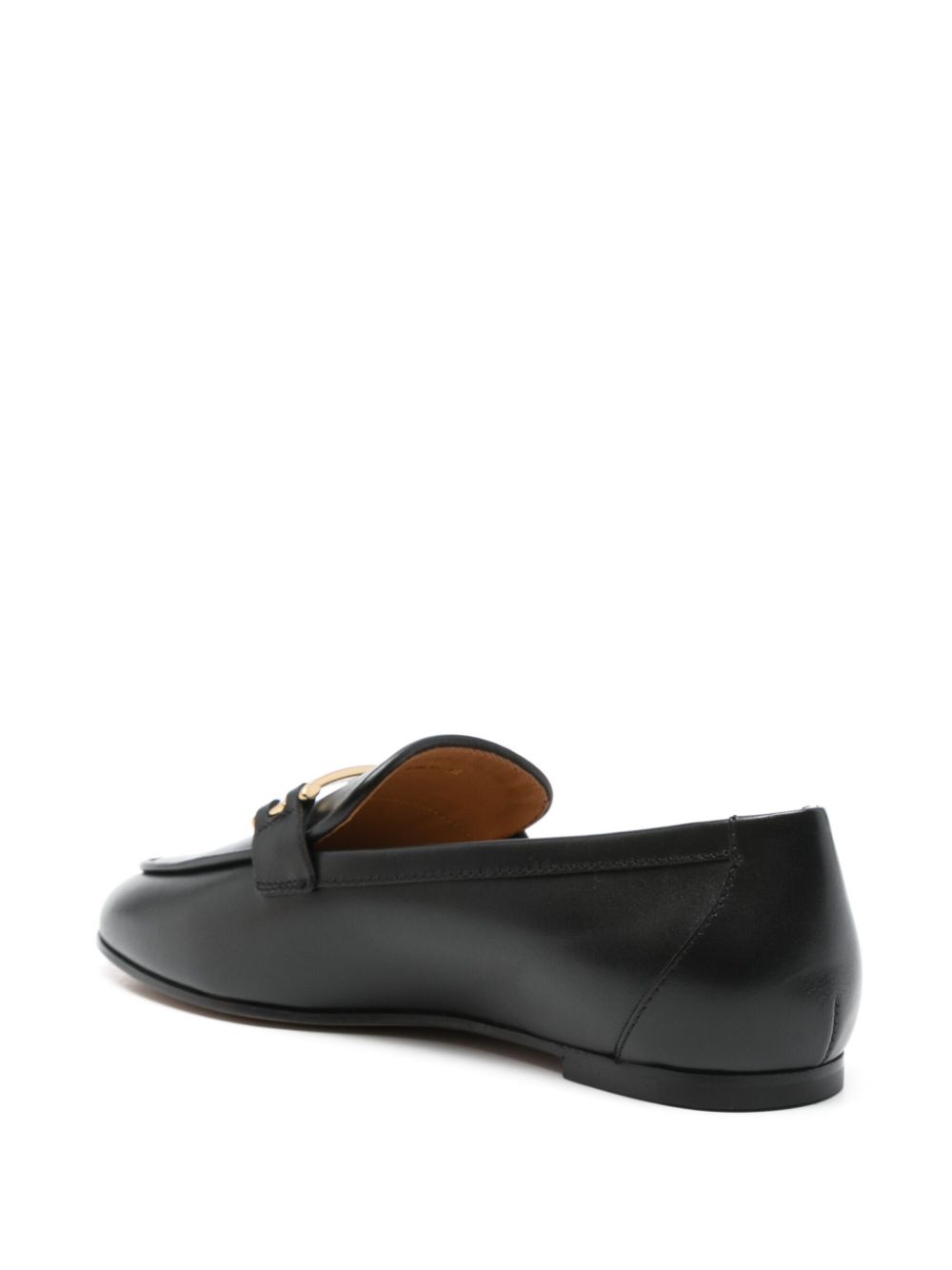 Tod's Black Leather Loafers