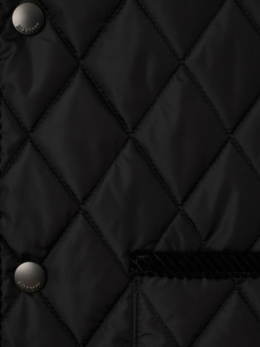 Burberry Black Diamond Quilted Vest