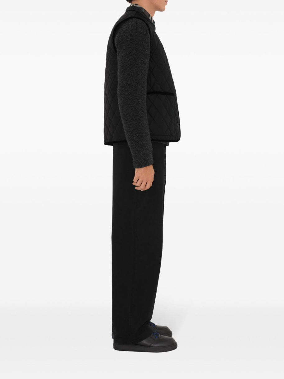 Burberry Black Diamond Quilted Vest