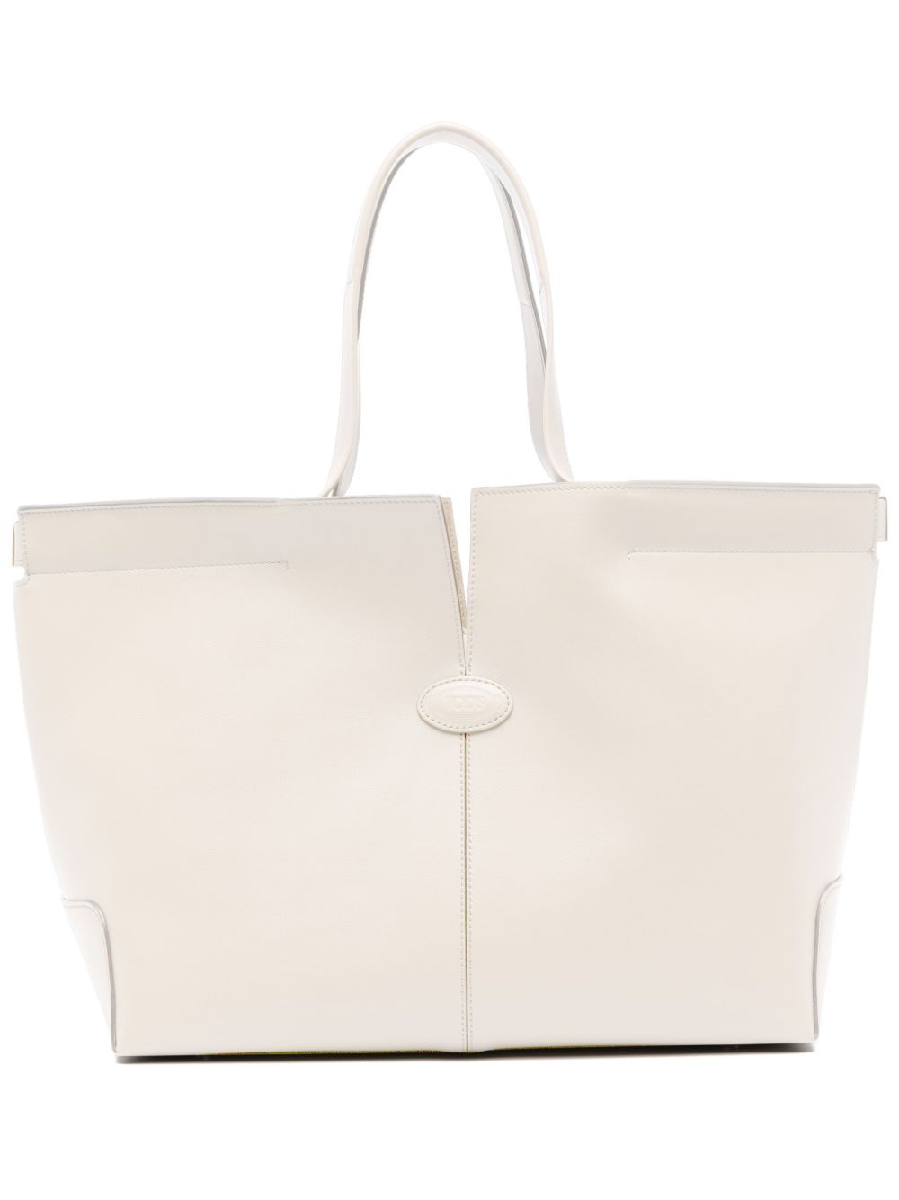 Tod's White Tod's Di Bag Folio Tote Bag