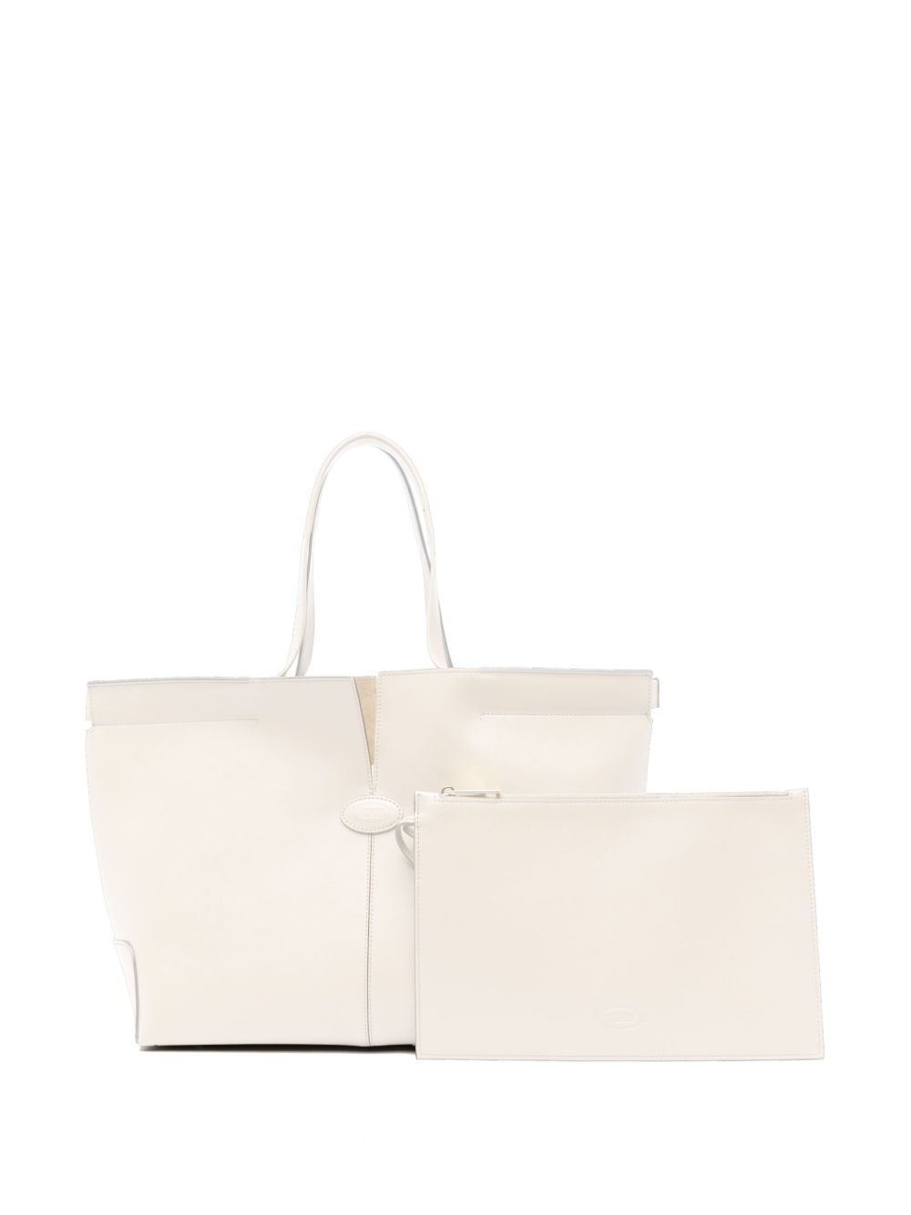 Tod's White Tod's Di Bag Folio Tote Bag