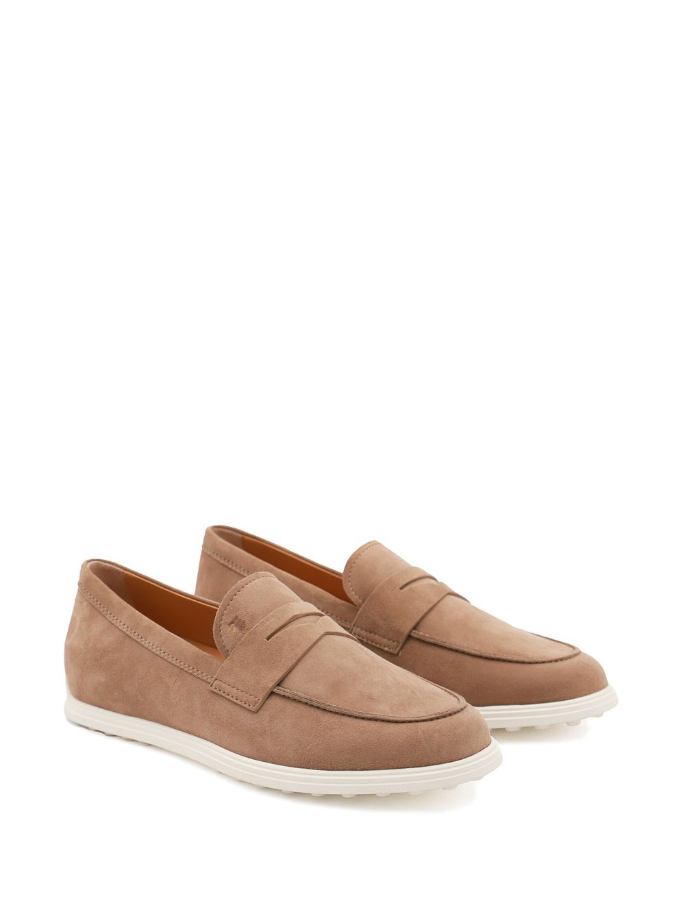 Tod's Suede Loafers Brown