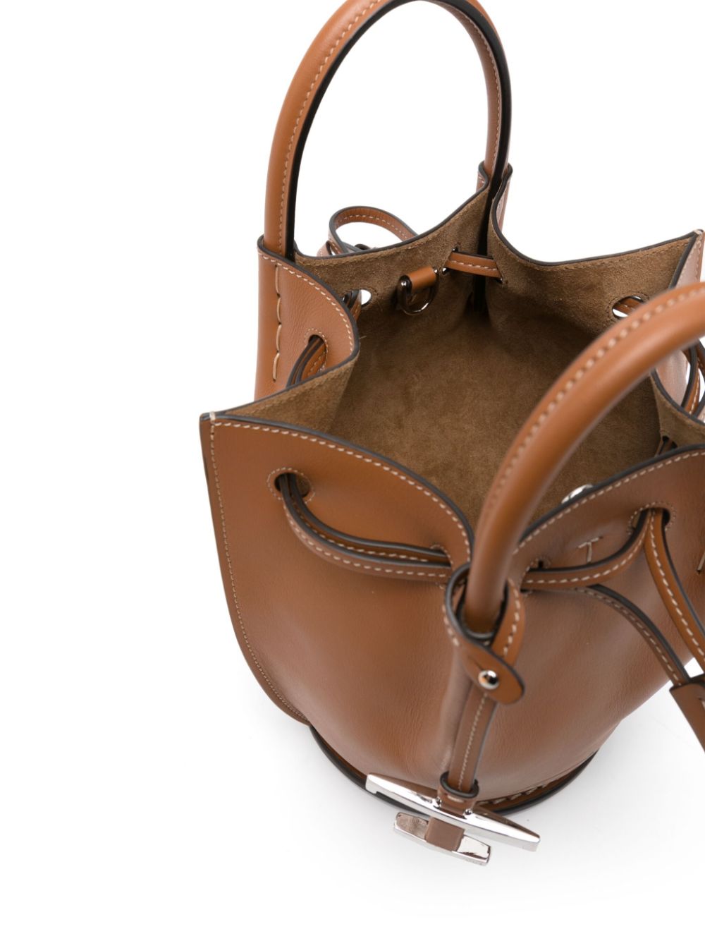 Tod's Buz Mini Bucket Bag Brown