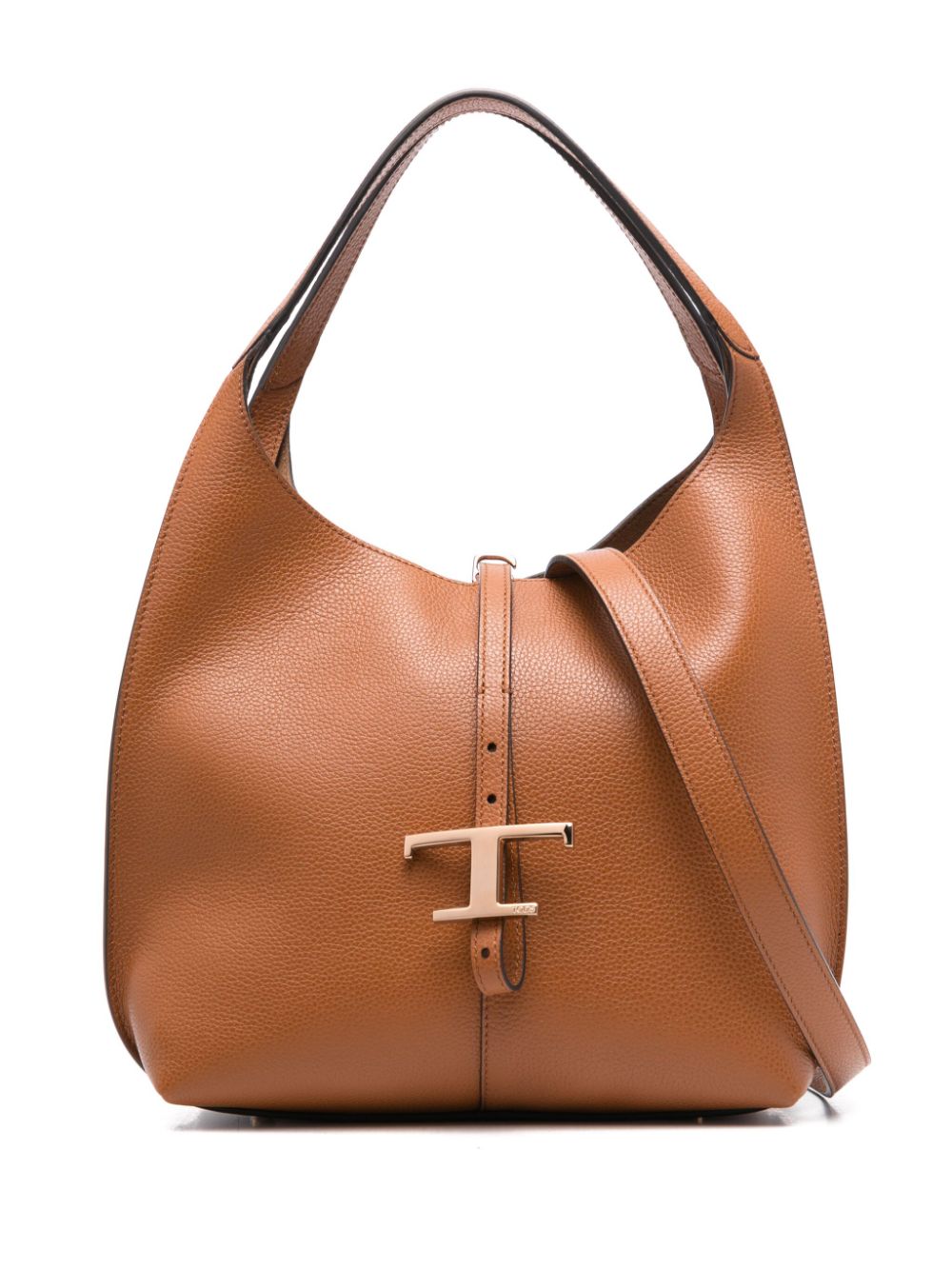 Tod's Small T-timeless Shoulder Bag Brown