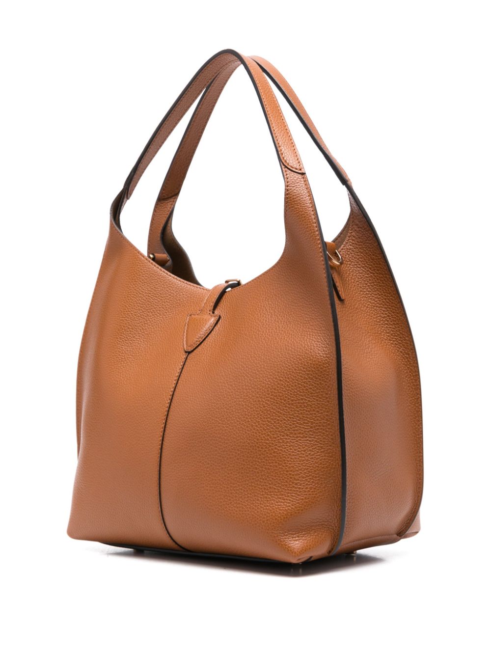 Tod's Small T Timeless Shoulder Bag In Brown