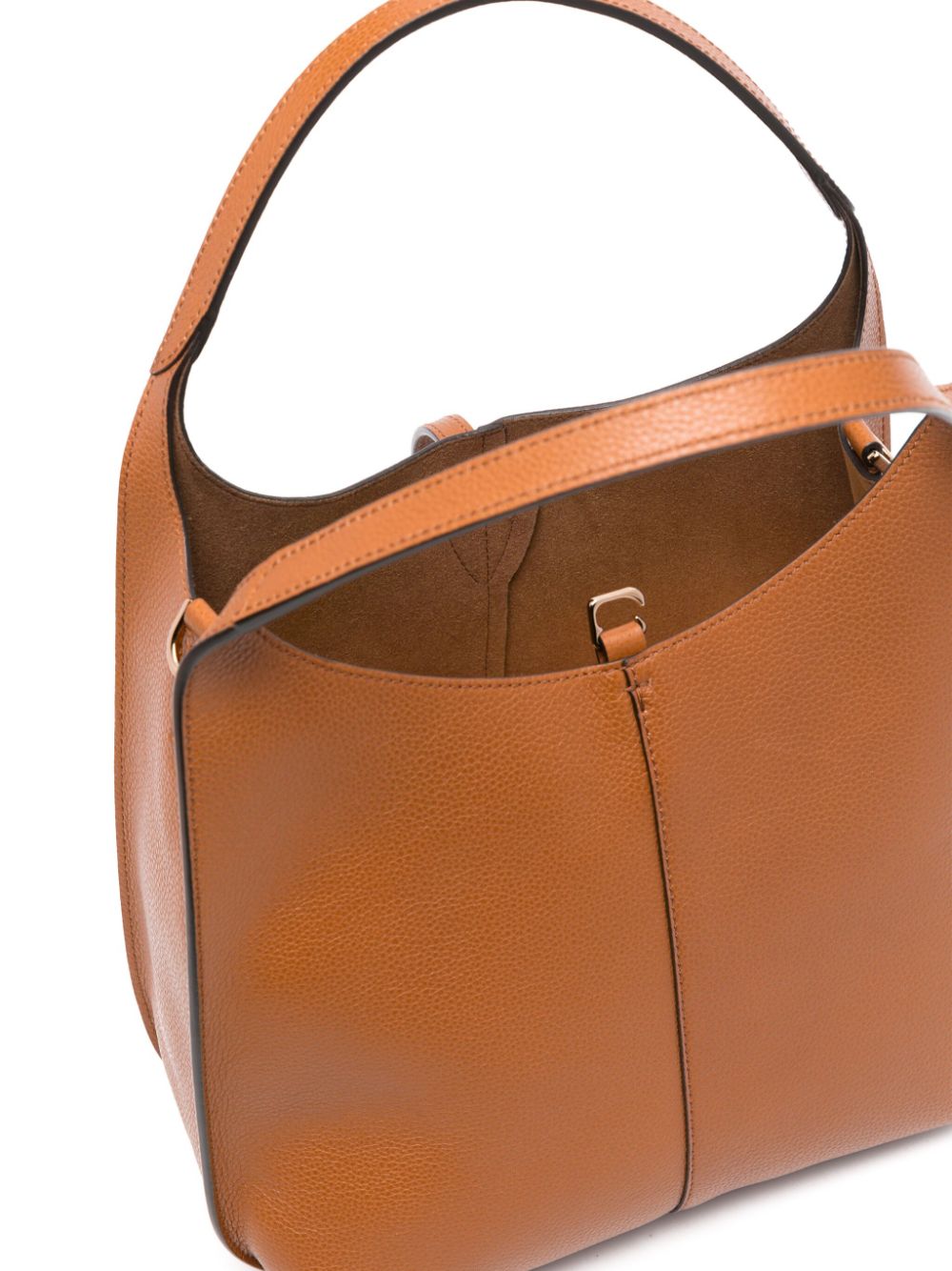 Tod's Small T-timeless Shoulder Bag Brown