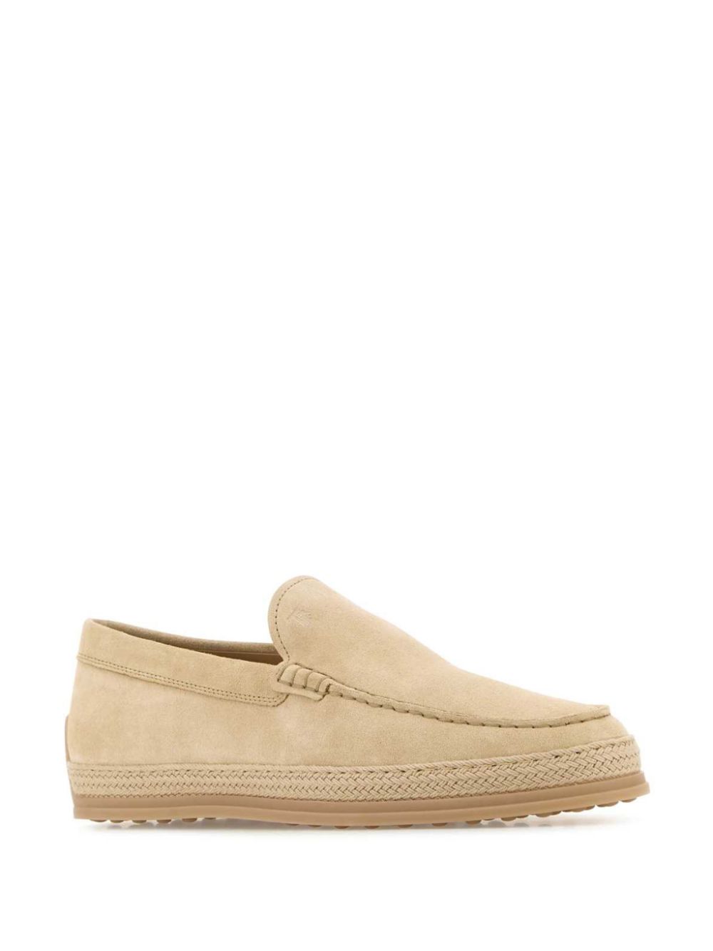 Tod's Suede Slip-on Loafers Beige