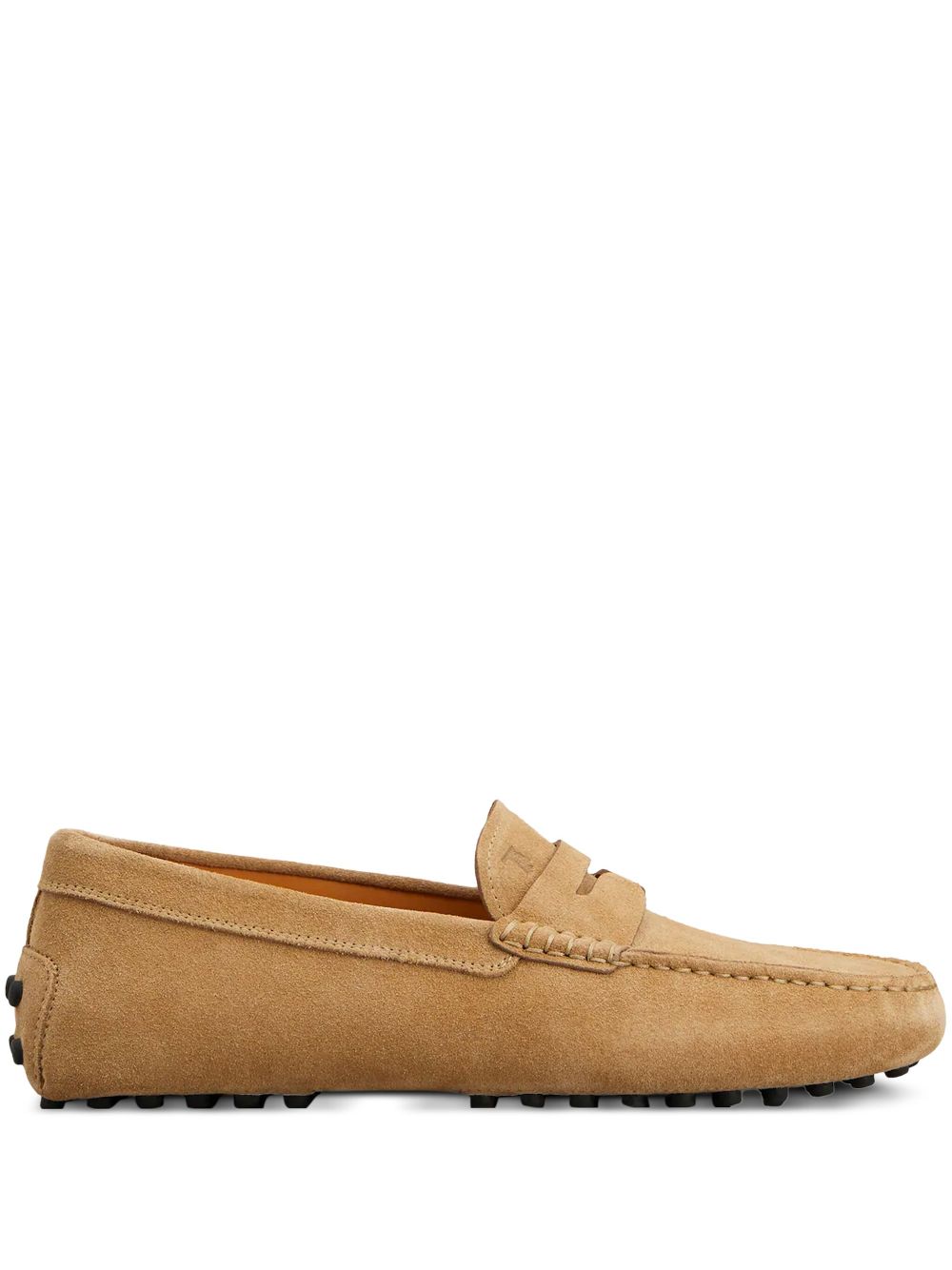 Tod's Beige Suede Gommino Driving Shoes