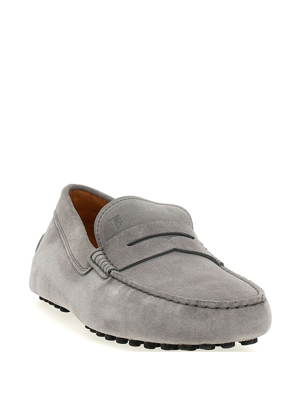 Tod's Suede Gommino Driving Shoes Grey