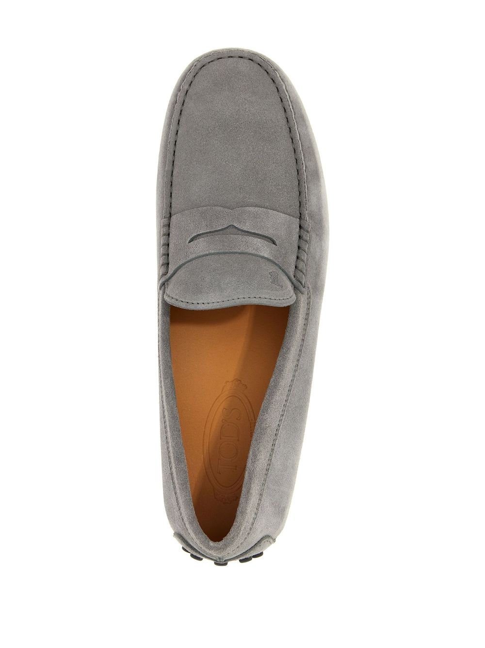 Tod's Suede Gommino Driving Shoes Grey