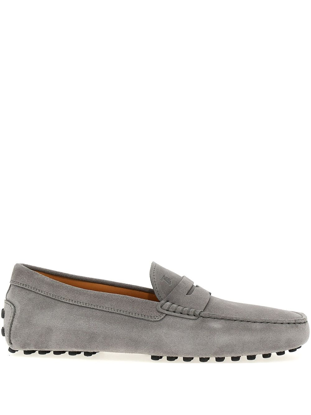 Tod's Suede Gommino Driving Shoes Grey