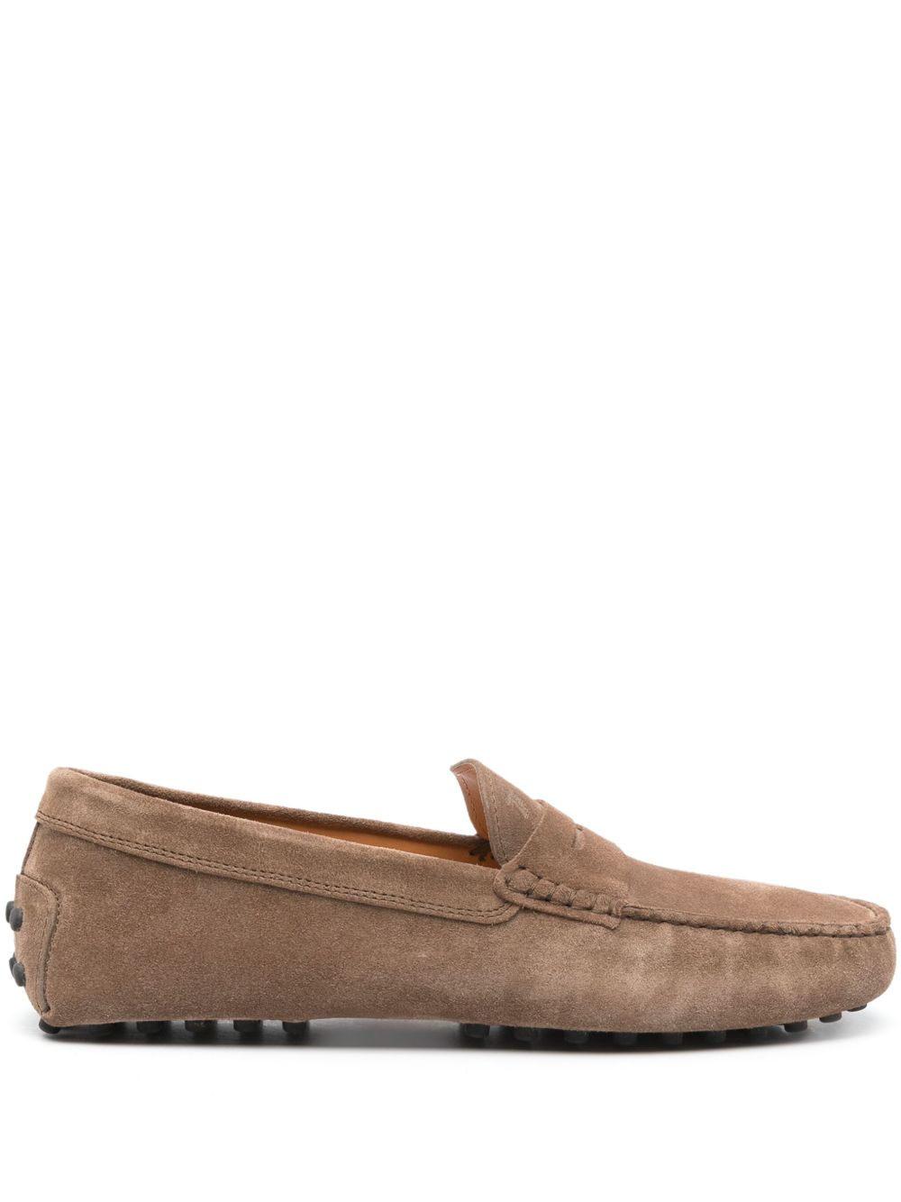 Tod's Gommino Suede Loafers Brown