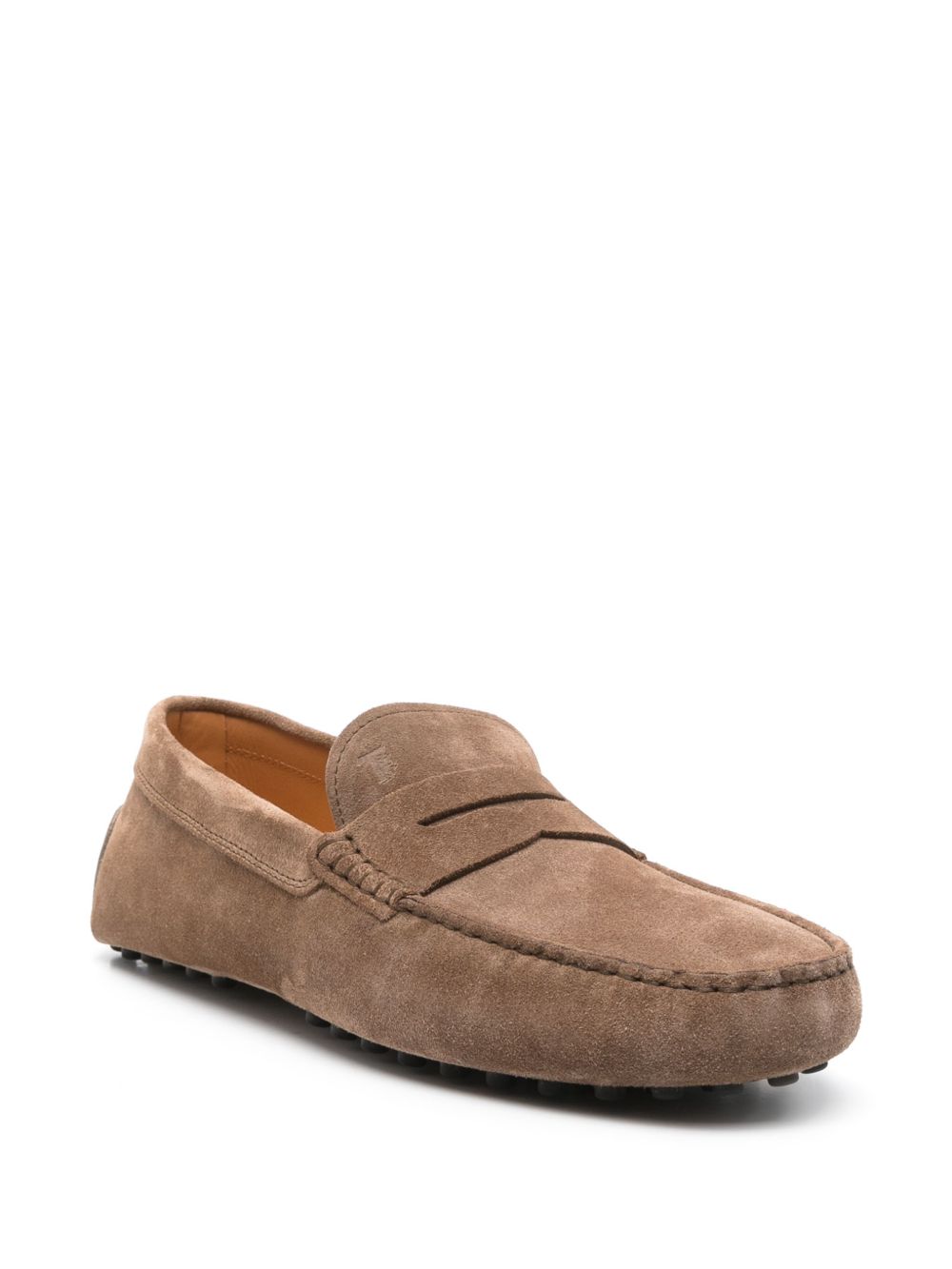 Tod's Gommino Suede Loafers Brown