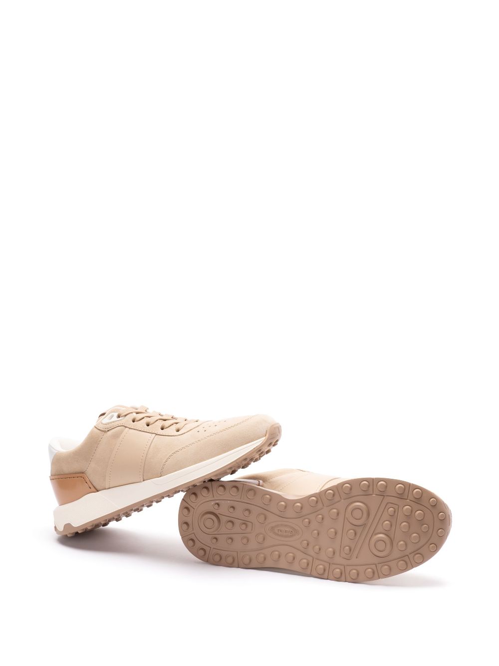 Tod's Suede Sneakers Beige