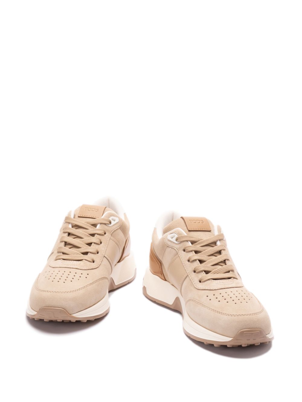 Tod's Suede Sneakers Beige