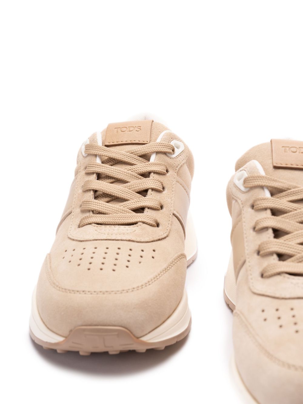 Tod's Suede Sneakers Beige