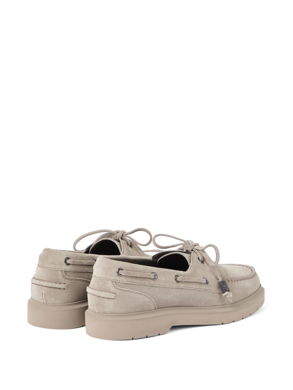 Brunello Cucinelli Monili Detail Boat Shoes