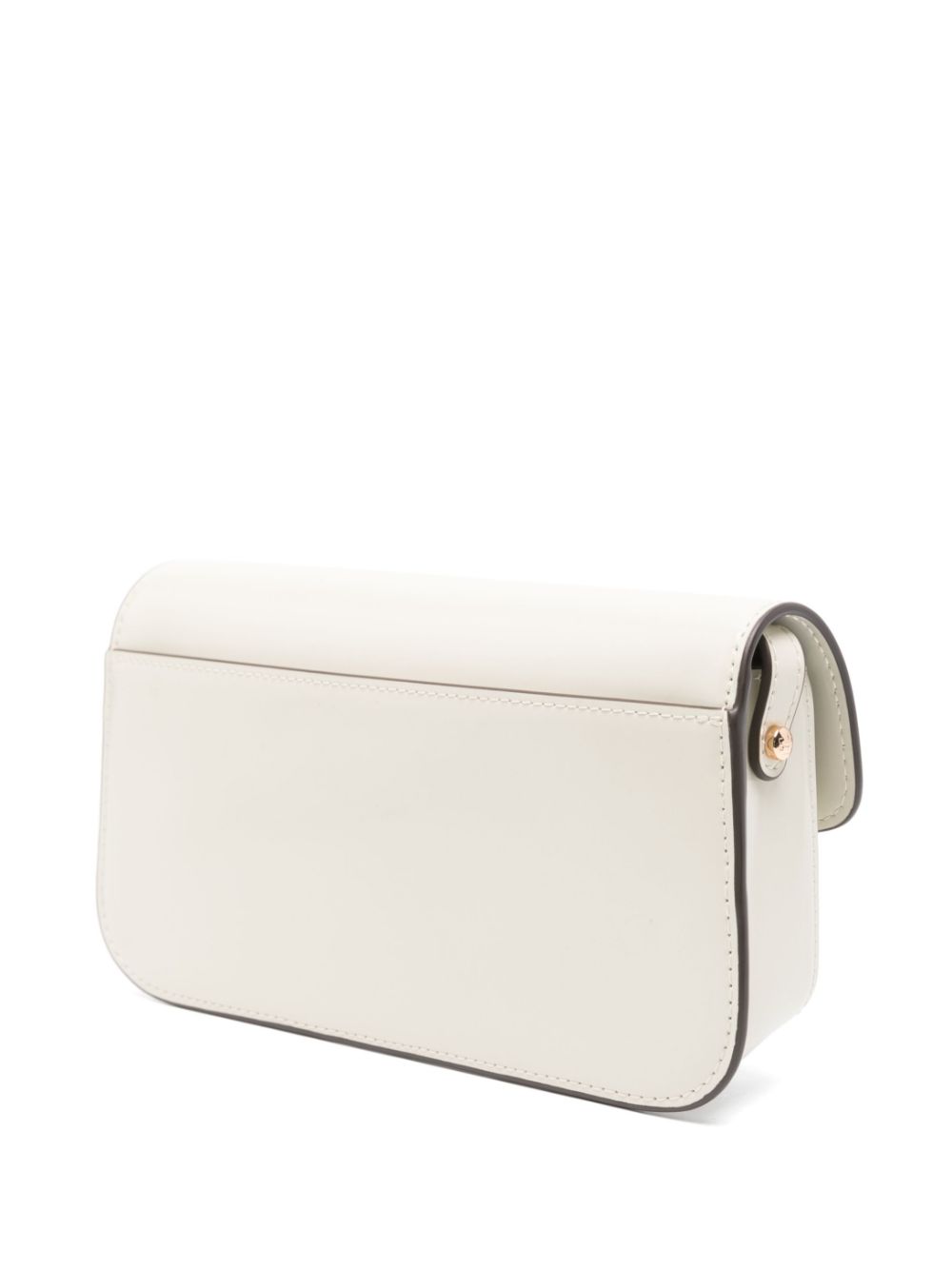 Tory Burch Tory Burch Robinson Spazzolato Crossbody Bag White