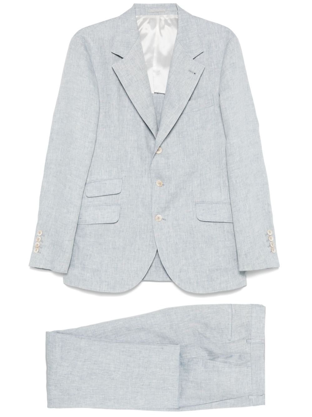Brunello Cucinelli Single-breasted Linen Suit