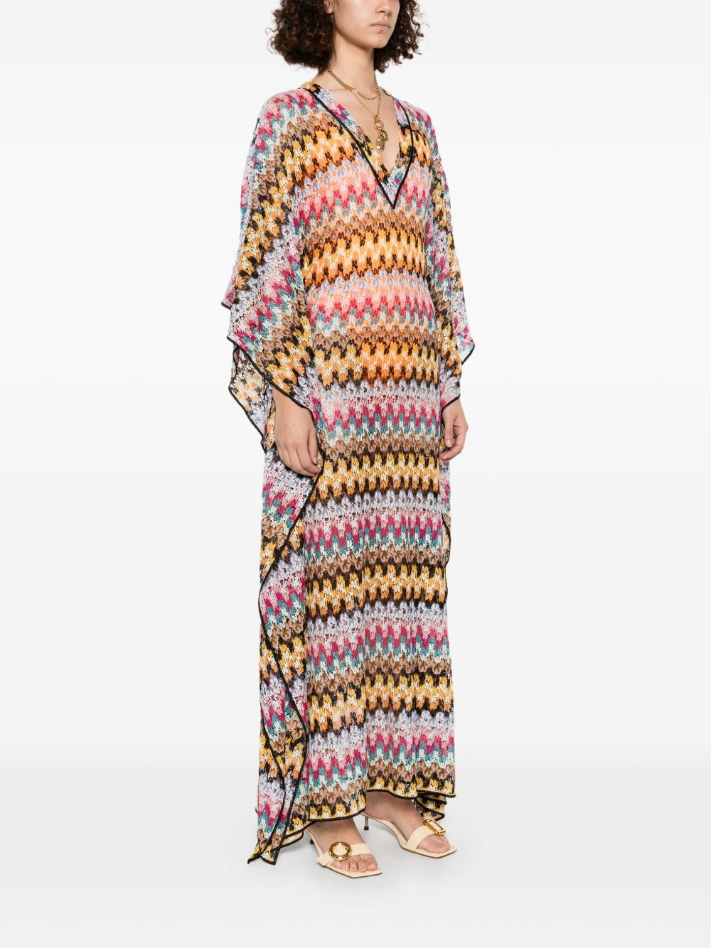 MISSONI BEACHWEAR PRE Long Kaftan Cover-up Dress