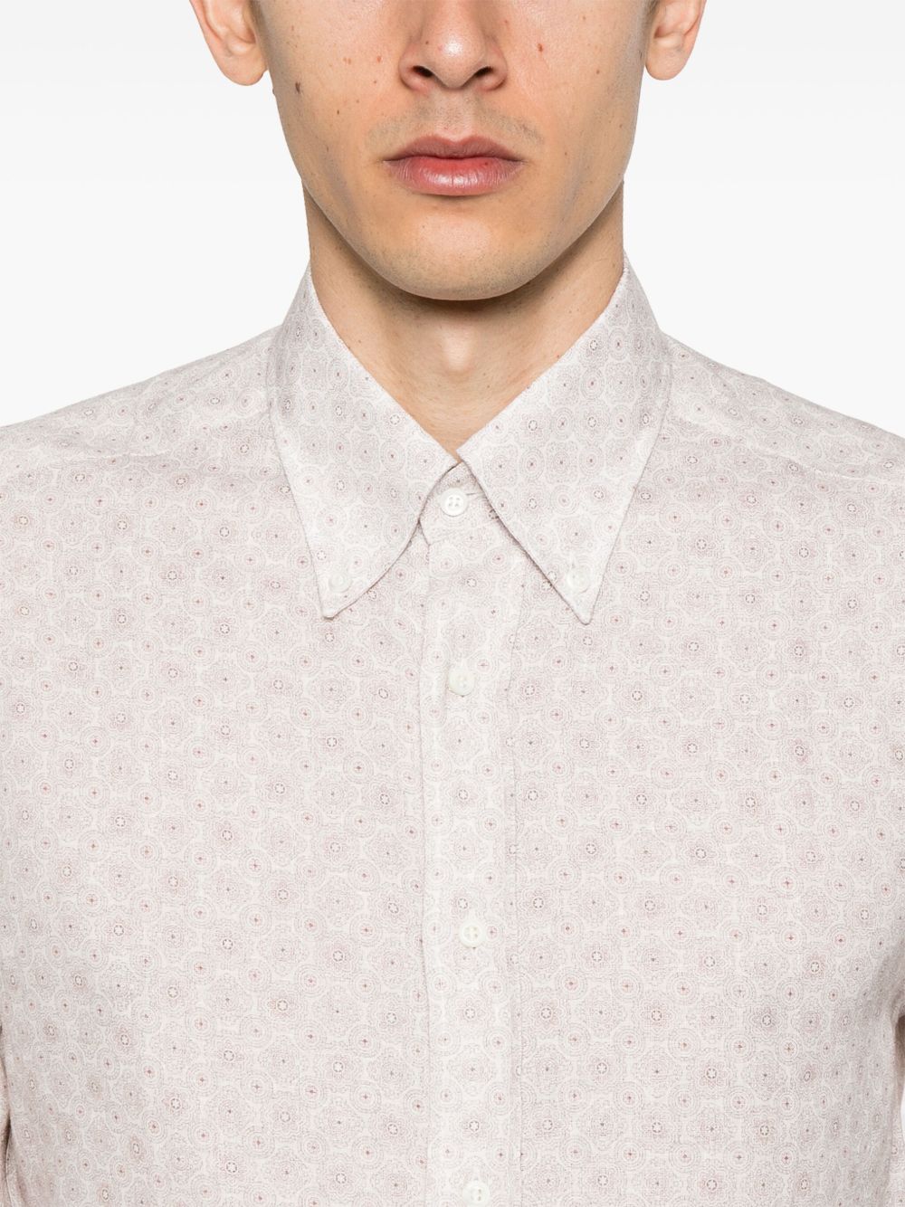 Brunello Cucinelli Beige Linen Shirt