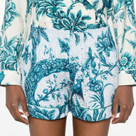 F.R.S . Toante Cotton Shorts In Blue