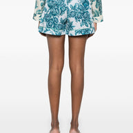 F.R.S . Toante Cotton Shorts In Blue