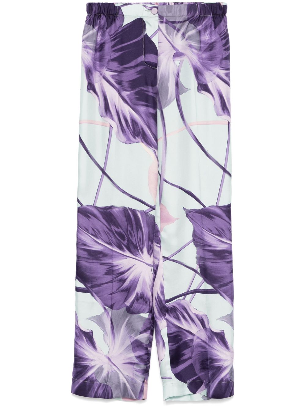 F.R.S . Silk Trousers Purple