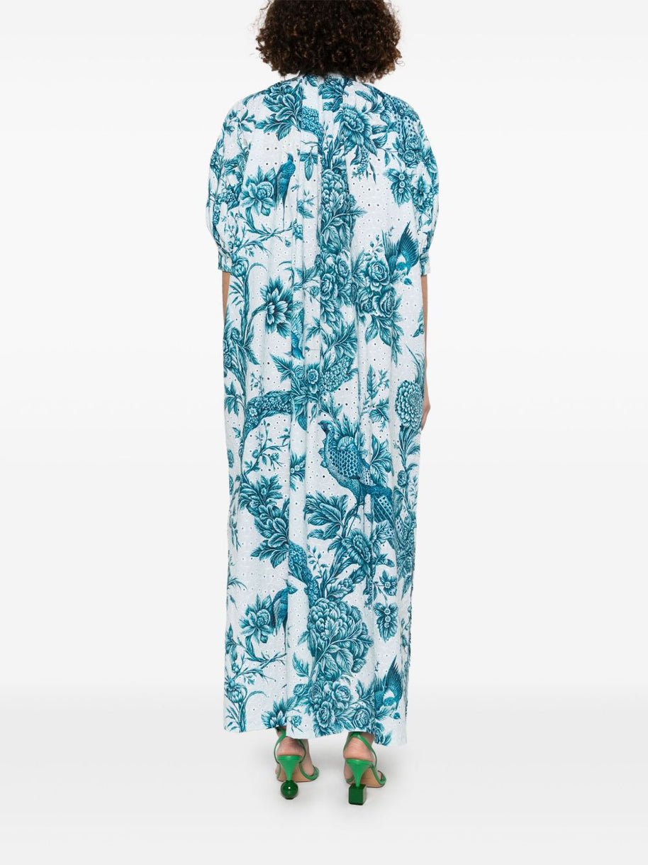 F.R.S . Mete Long Dress In Blue