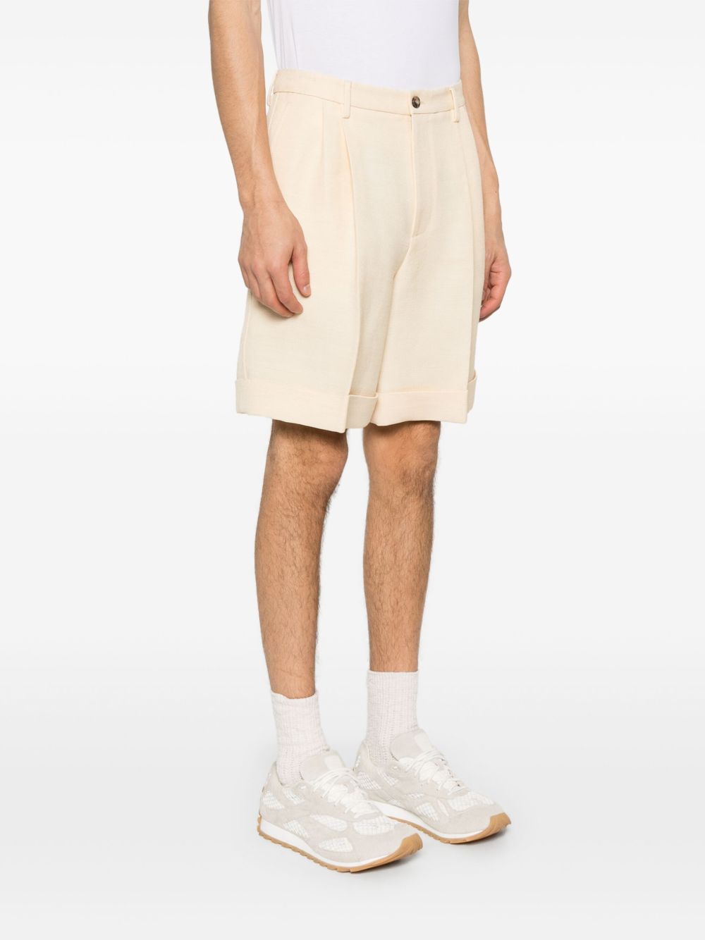 Valentino Cuffed Shorts