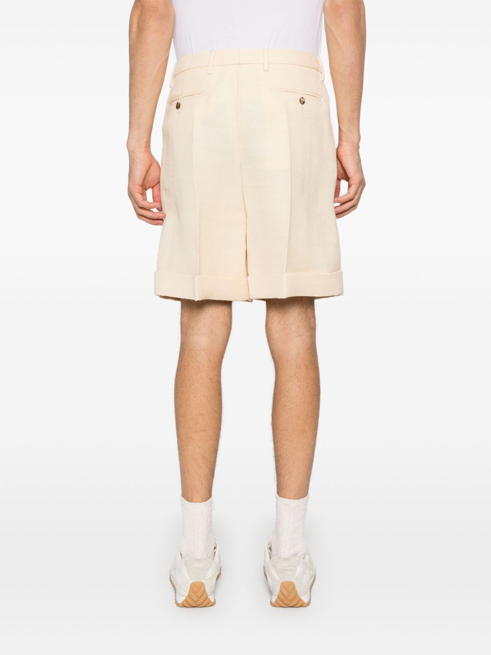 Valentino Cuffed Shorts