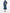 Valentino Blue Denim Midi Skirt With Ruffle Detail