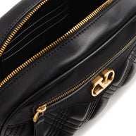Valentino Garavani Quiltie 67 Leather Camera Bag - Black