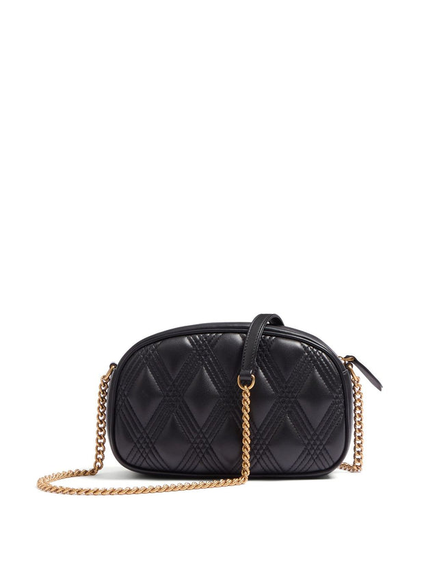 Valentino Garavani Quiltie 67 Leather Camera Bag - Black