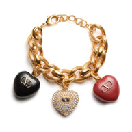 Valentino Garavani Coeur Royal Bracelet - Golden