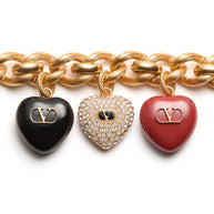 Valentino Garavani Coeur Royal Bracelet - Golden