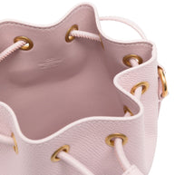 Valentino Garavani VLogo Signature mini leather bucket bag - Pink