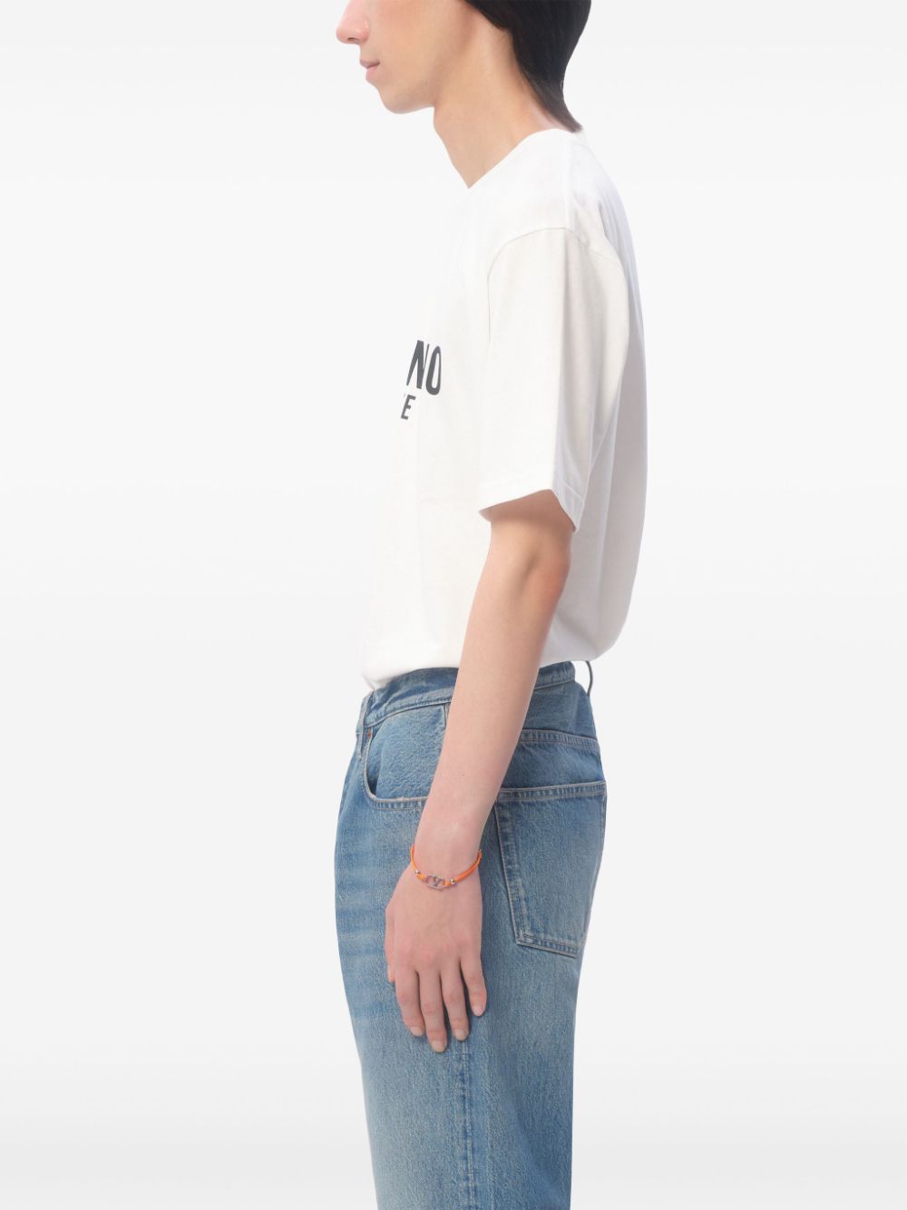 Valentino Logo T-shirt Ivory