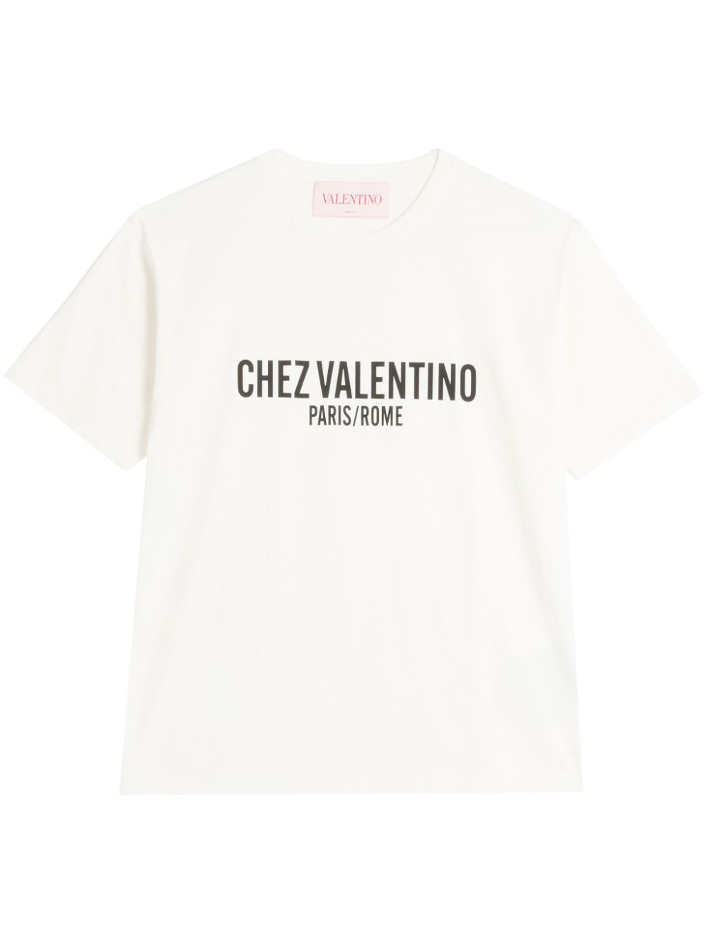 Valentino Logo T-shirt Ivory