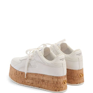 Valentino Garavani  Freedots XL Leather Sneakers - White