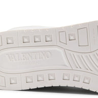 Valentino Garavani  Freedots XL Leather Sneakers - White
