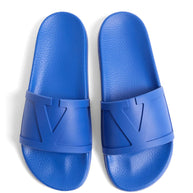 Valentino Garavani Coolside Pool Slide Sandals - Blue