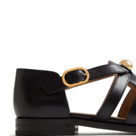 Valentino Garavani Vlogo Signature Fisherman Sandal In 20mm Calfskin